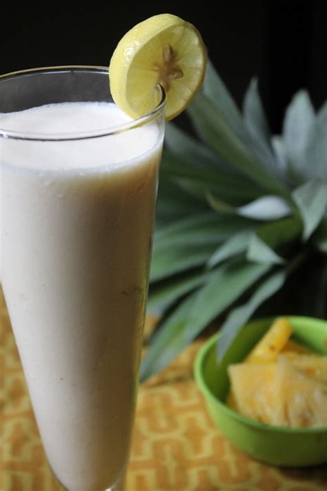 Pineapple Milkshake Recipe Pineapple Shake Recipe Yummy Tummy