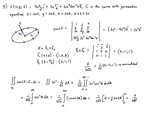 Stokes Theorem Did I Solve This Correctly R Calculus