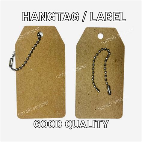 Jual Rantai Biji Lada Rantai Label Tali Hangtag Isi 200pcs Shopee