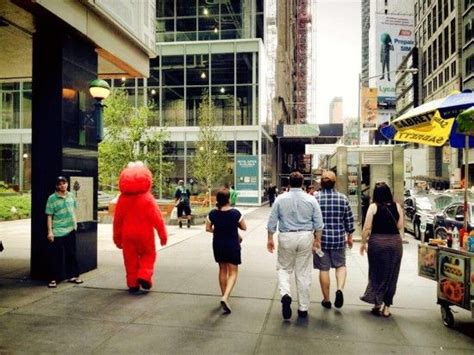 Of Course Elmo Walks With You Every Time A Lux Weekend In New York City Weekend In Nyc