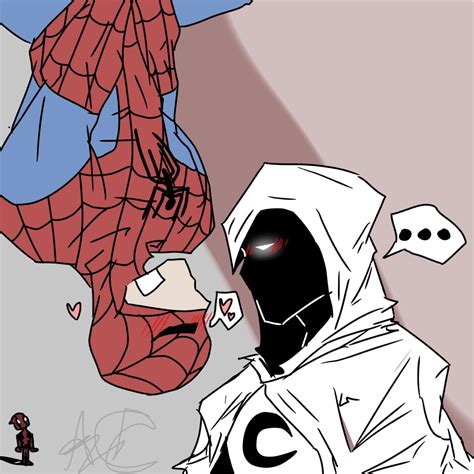 Spiderman & Moonknight | Moon knight comics, Marvel moon knight, Moon ...