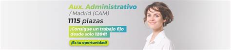 Curso Auxiliar Ope Administrativo Madrid Cam Aulaplus Formaci N