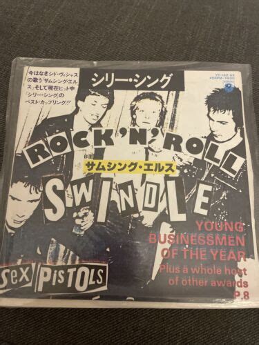 Sex Pistols Japanese Press Silly Thing Something Else Rare Punk Ex