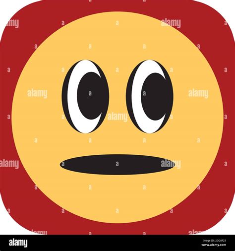 Weird Emoji Illustration Vector On A White Background Stock Vector