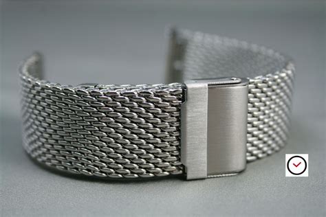 Mesh Watch Band Milanese Braided Metal Mm Width