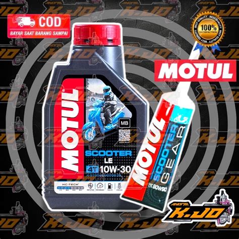 Jual Oly Motul Oli Motul Matic Scooter Le Liter W Nmax Aerox Pcx