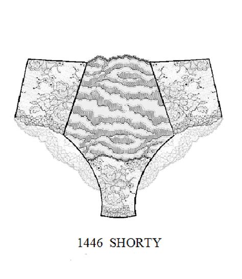 Ambra Lingerie Sauvage Shorty Bruin Zwart Italian Design Fashion