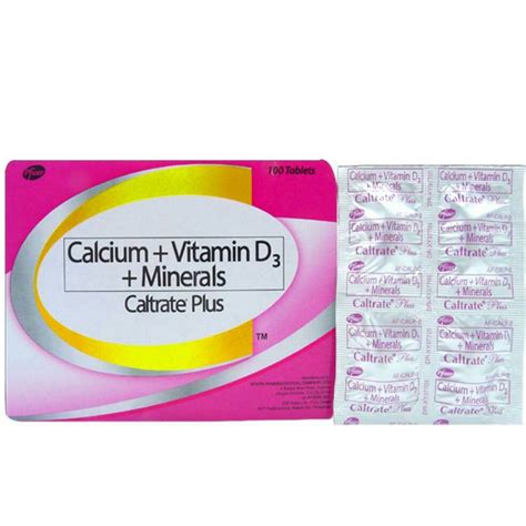 Caltrate Plus Calcium Vitamin D Minerals Tablet 100 S Lazada Ph