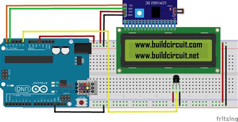 Arduino Temperature Sensor With Lcd