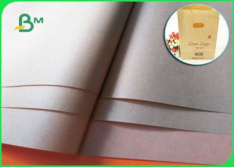 Fda Biodegradable Food Grade Paper Roll 50gsm 60gsm White Brown Paper