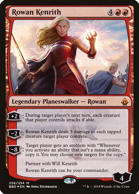 Rowan Kenrith Alternate Art Foil Battlebond Magic The Gathering