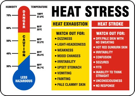 Heat Stress Signs