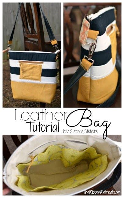 Leather Bag Tutorial The Ribbon Retreat Blog