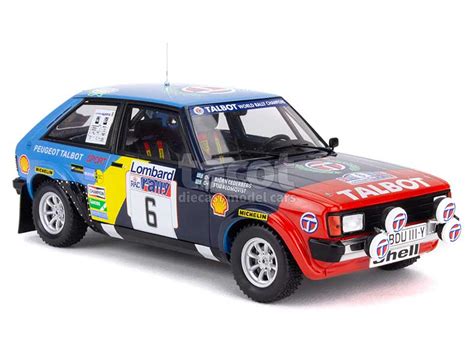 Talbot Sunbeam Lotus RAC Rally 1982 IXO 1 18 Autos Miniatures Tacot