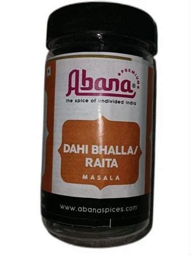 Abana Dahi Bhalla Raita Masala Powder Packaging Size G Packaging