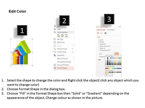 3d Arrows Step Process Diagram Powerpoint Template