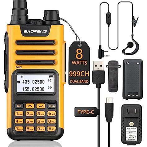 Baofeng Radios Upgraded Of Uv 5r 8w High Power Dual Band Ham Radio Handheld Two Way Radios Tp