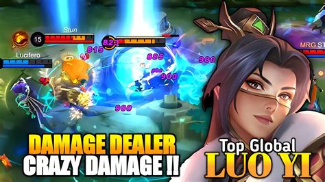 Luo Yi Gameplay Insane Burst Damage Luo Yi Best Build Top Global