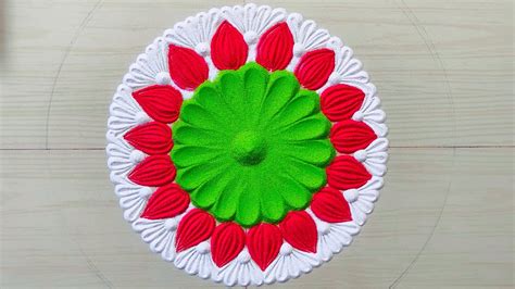 Simple Rangoli Akshaya Tritiya Rangoli Design Rangoli With Colour