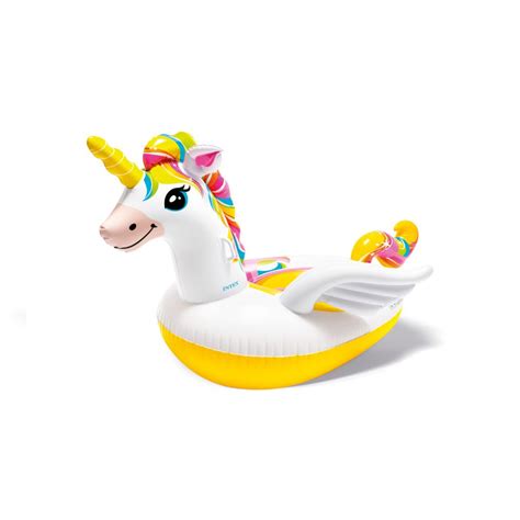 Montable Inflable De Unicornio Colorido Intex México