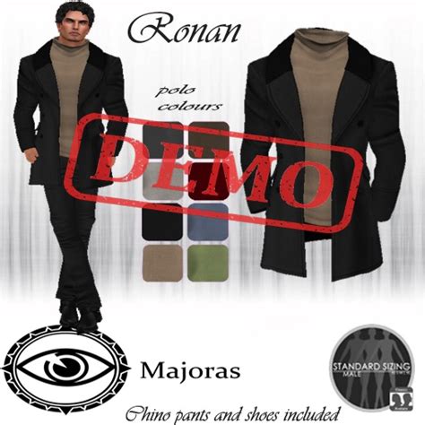 Second Life Marketplace Majoras Ronan Outfit Demo