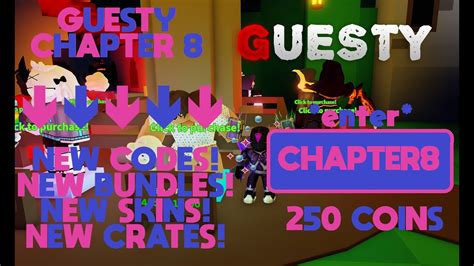 Guesty Chapter And Codes Roblox Guesty Youtube