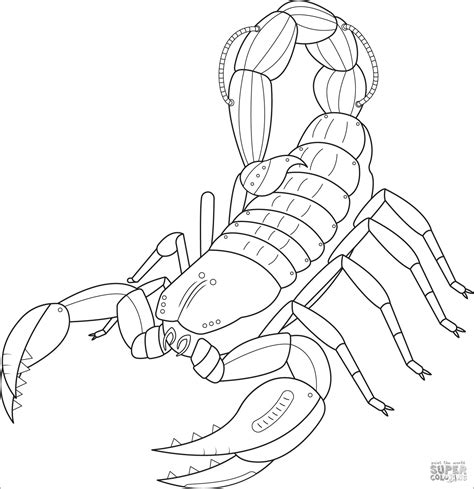 Scorpio Coloring Pages Coloringbay