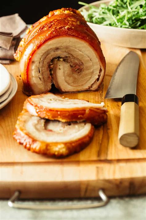 Pork Belly Porchetta Spoon Fork Bacon