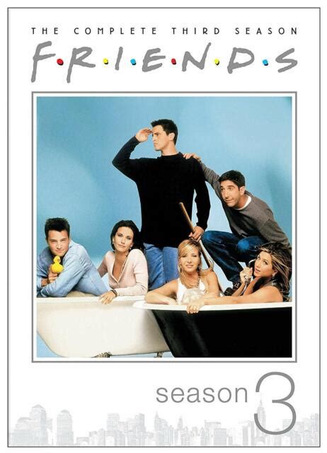 Friends Tv Series Complete 3rd Third Season 3 Three Brand New 4