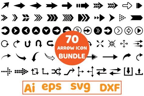 Arrow Icon Bundle Svg Graphic By Designation Creative Fabrica