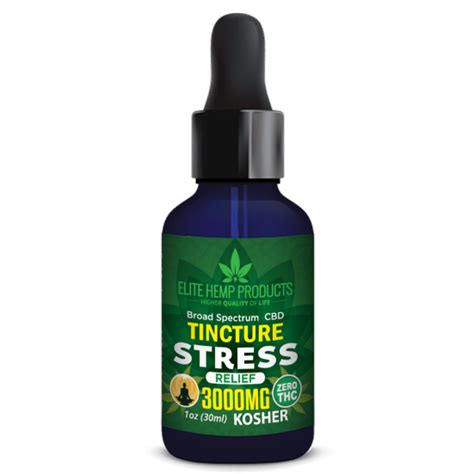 CBD Tincture Stress Relief 3000mg | Hemp777 Store