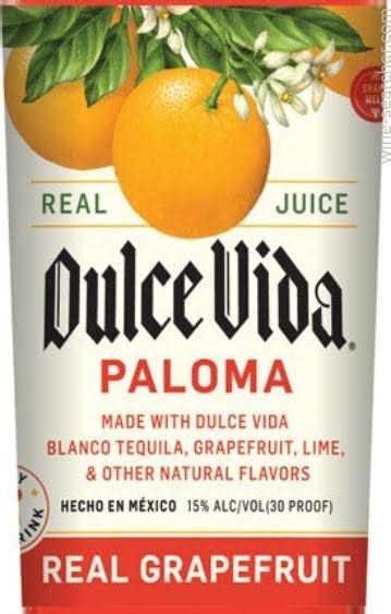 Dulce Vida Paloma Real Grapefruit Tasting Notes Market Data Prices