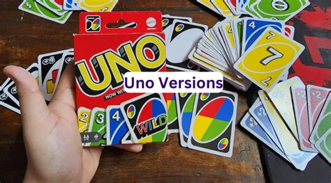 Uno Versions List How Many Are There