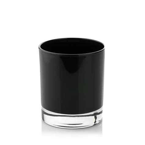 30cl Lotti Candle Glass Internally Black Gloss Box Of 6 Candle Shack Bv