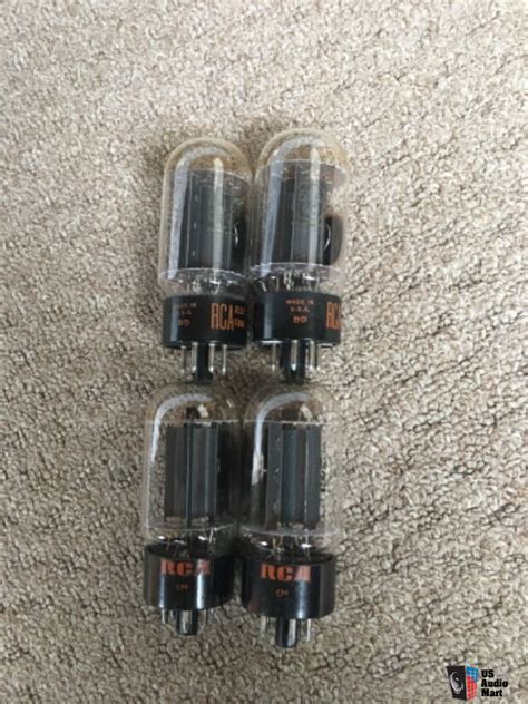 RCA 6L6GC Black Plate Tubes 4 Best Offer For US Audio Mart