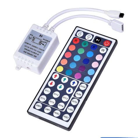 Led Control Dimmer 44keys Box IR Remote Mini DC 12V RGB Led Controller