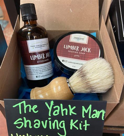 Shaving Kit Gift Boxes - Yahk Soap & Candle Company