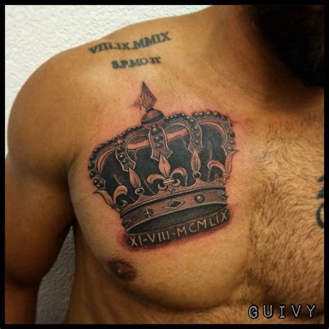 Crown Tattoo Royal Headwear Fleurdelys King Queen Guivy