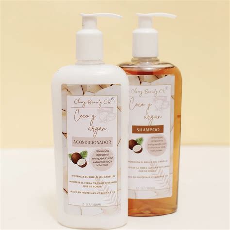 Shampoo Y O Acondicionador Coco Y Argan Cherry Beauty Cocoamakeupcr