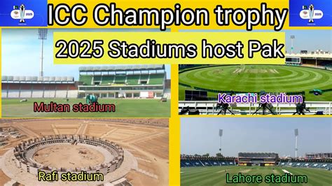 ICC Champion Trophy 2025 Pakistan Stadium YouTube