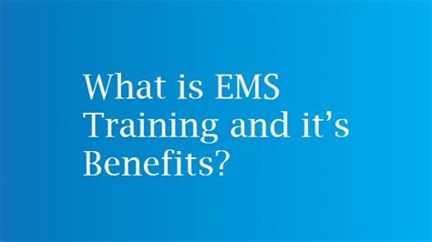 What Is Ems Training And Its Benefits Inspiring Meme®