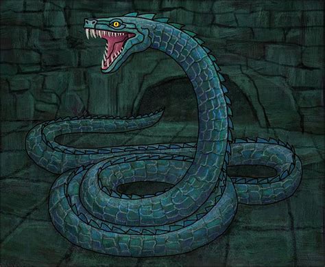 The Basilisk Illustration By Sveta Sobolev For The Article Fantastic