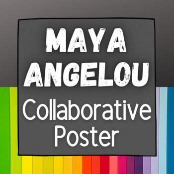 A Poster With The Words Collaborative Poster In White And Black On It