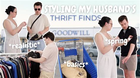 Trying To Expand My Husband S Wardrobe By Thrifting Thrifting At