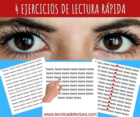 4 ejercicios de lectura rápida Técnica de Lectura