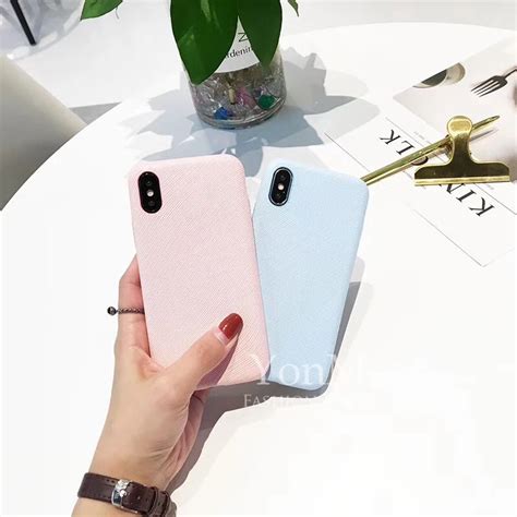 New Simple Light Blue Pink Phone Cases For Iphone 7 7plus 6 6s Plus
