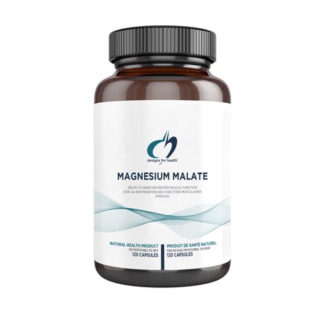 Magnesium Malate - Designs For Health - Energie PLP - Supplements ...