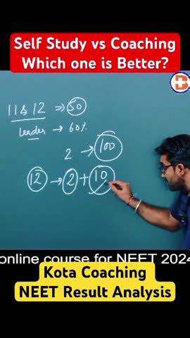 NEET Exam Self Study Vs Kota Coaching Which One Is Better