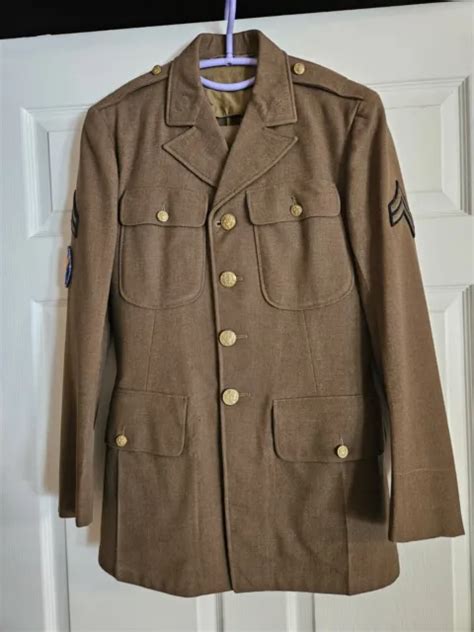 Wwii Us Army Air Force Uniform Coat Pants Usaaf Named X As Is