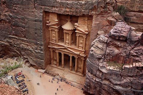 Al Khazneh The Treasury Petra Art Destination Jordan